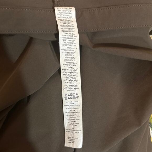 ALO Yoga Mid-Rise Showdown Trouser Women’s Size Medium Color Espresso - Picture 8 of 10